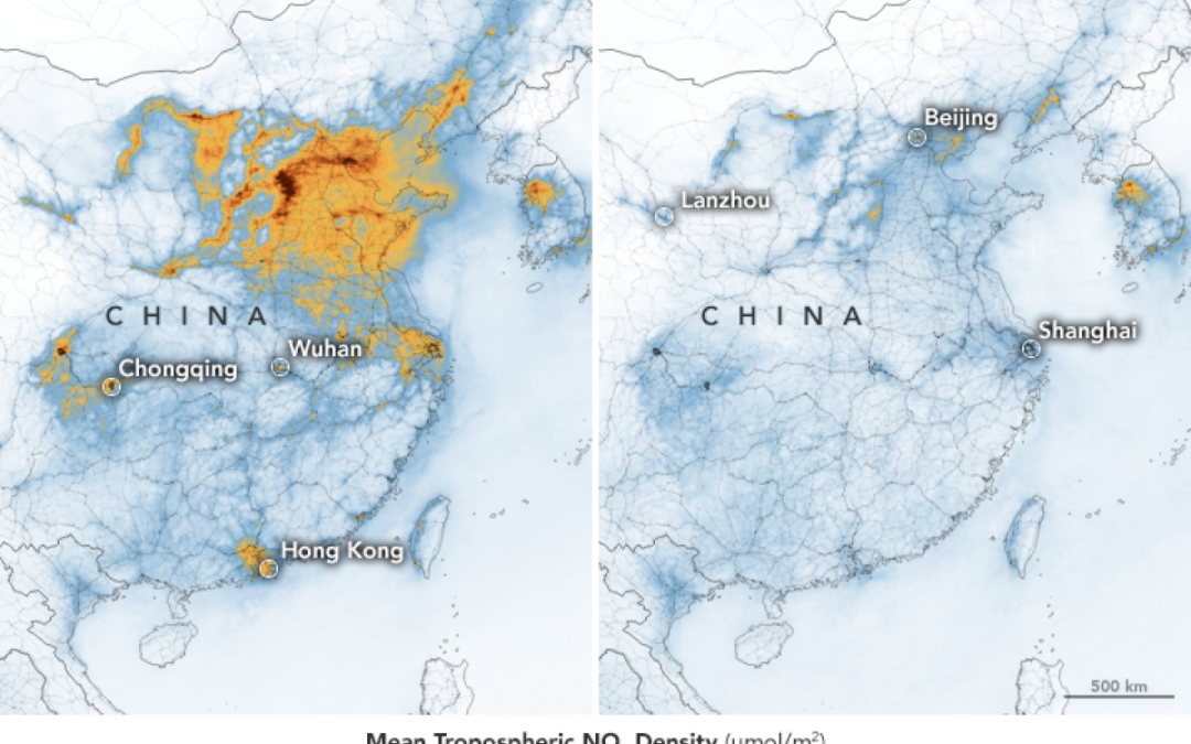 NASA records huge drop in China’s pollution after coronavirus outbreak